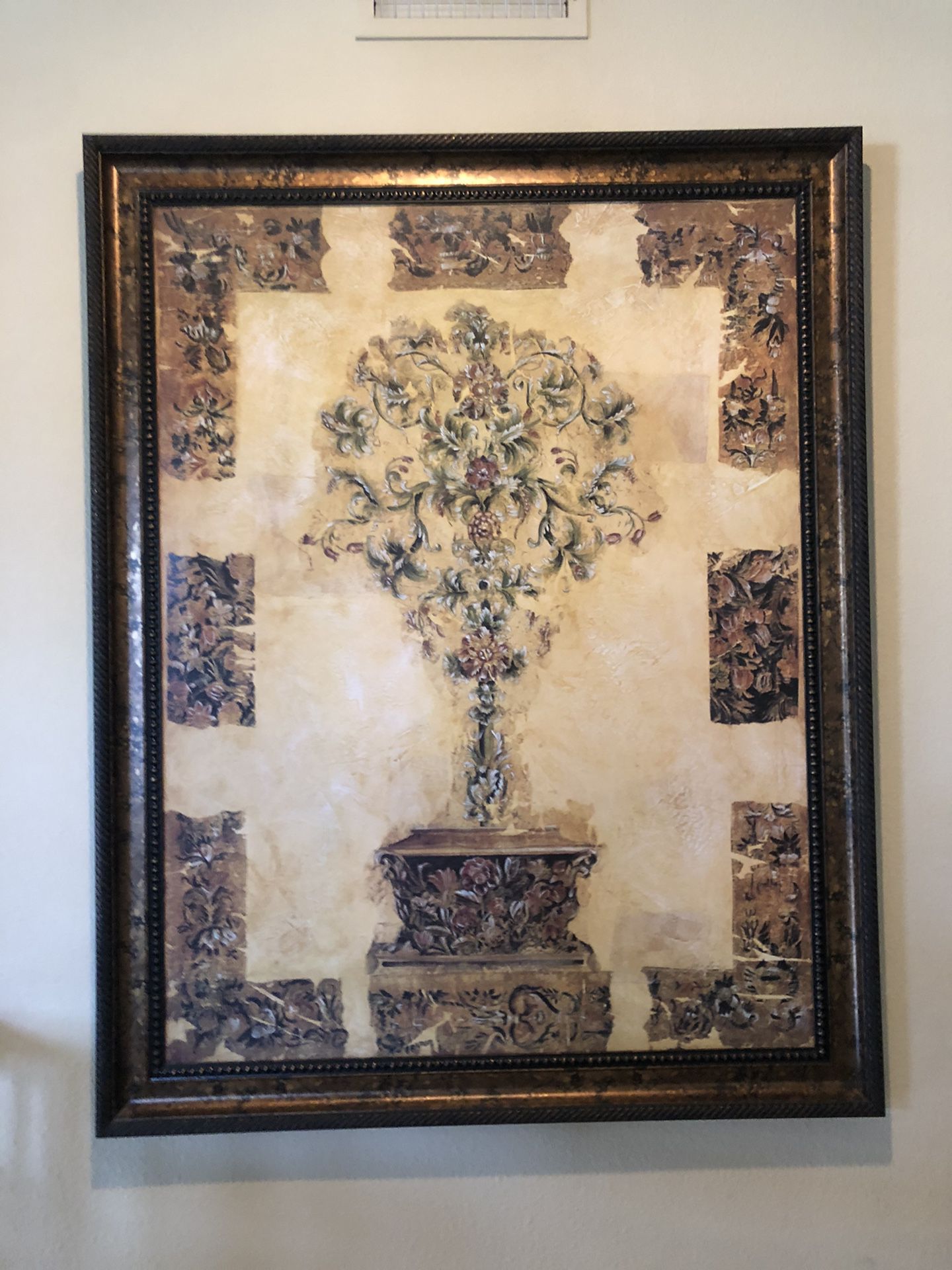 Canvas Framed Topiary