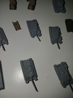 Vintage Armored Tanks And Other Military Models