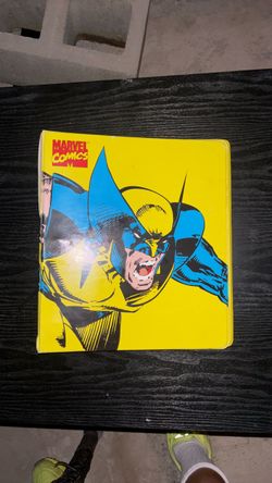 Wolverine Marvel binder