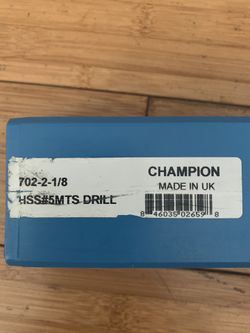 Champion HS #5 TS Drill (702-1-5/8)