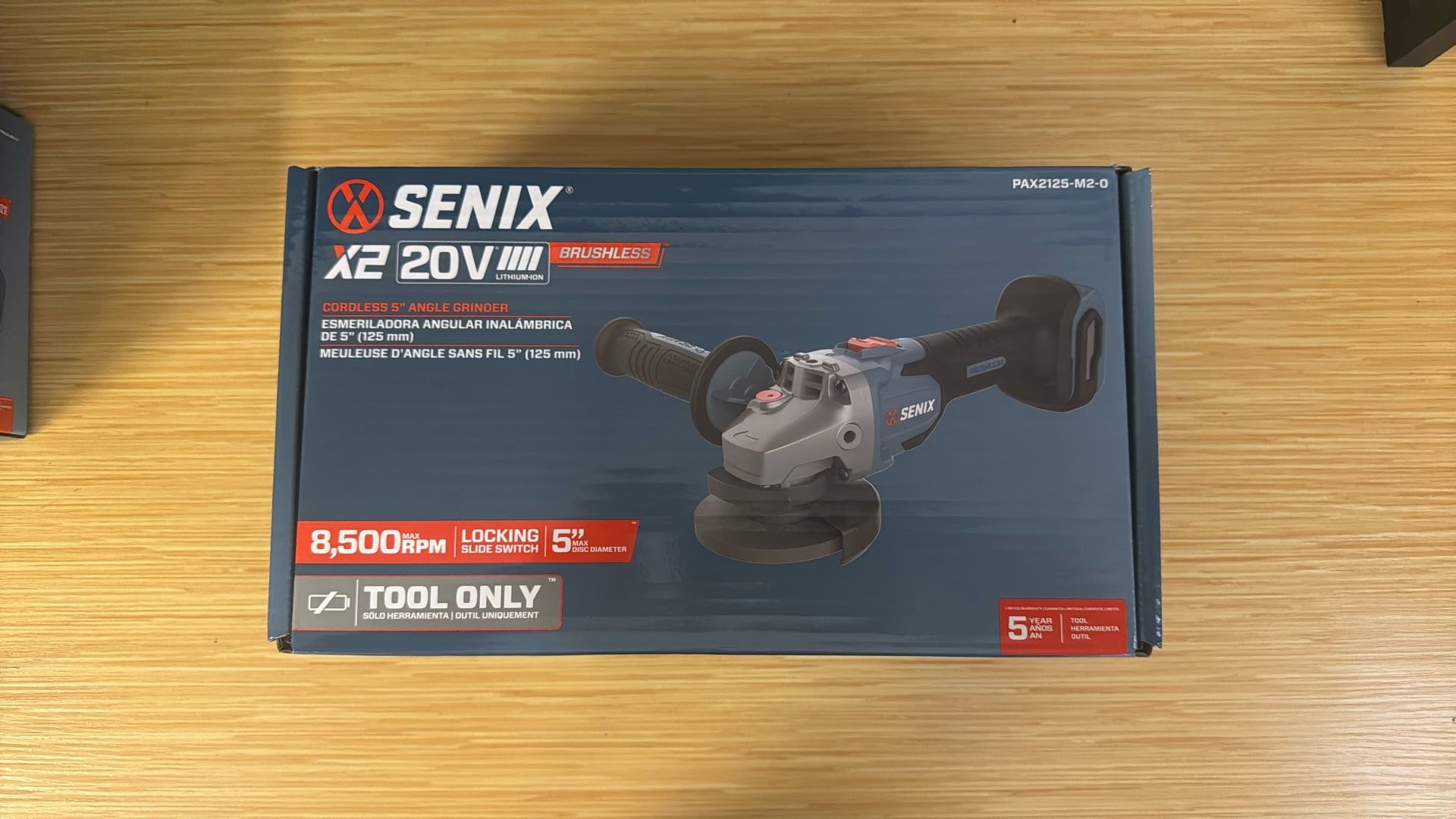 Senix Cordless Angel Grinder - TOOL ONLY
