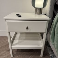 Ikea white nightstand