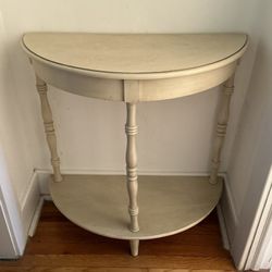 Beige Entry Table