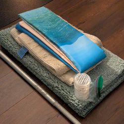 Bathroom Mats/Shower Curtain 