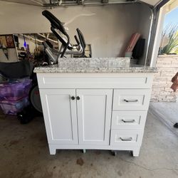 White Vanity