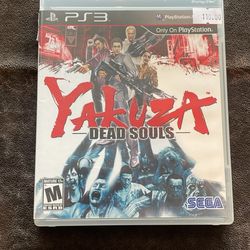 Yakuza Dead Souls CIB $110