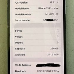 iPhone 13 Pro Max ~ 256GB Unlocked 