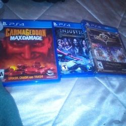 Three Play Station Games