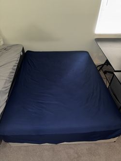 Queen Mattress with Frame + Storage Box