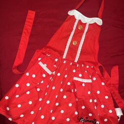 Minnie Mouse Apron & Hat