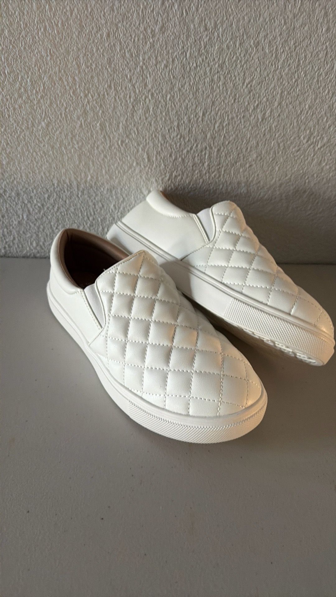 Brand new leather slip on shoes women's 11