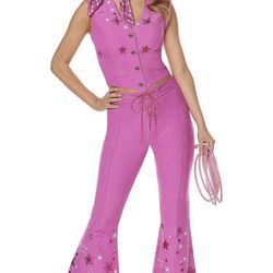 Barbie The Movie Western Barbie Costume Spirit Halloween Adult Size Extra Large