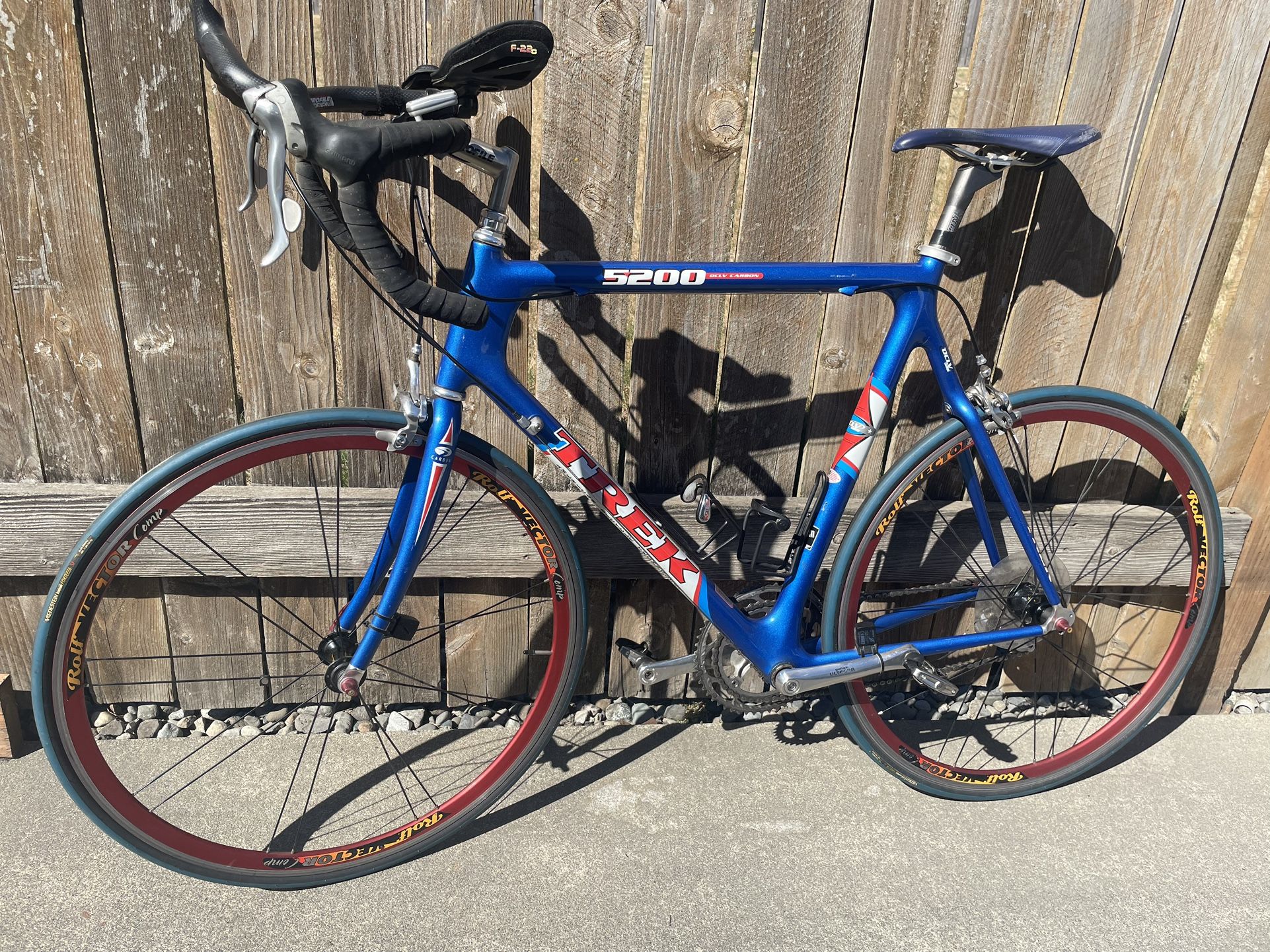 Triathlon Bike TREK 5200 OCLV Carbon USPS Bike W/Acc