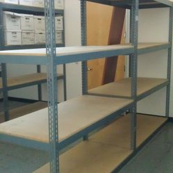Archive Shelving Boltless Industrial Steel Metal Racking Delivery Available 