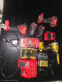 Milwaukee/dewalt bundle
