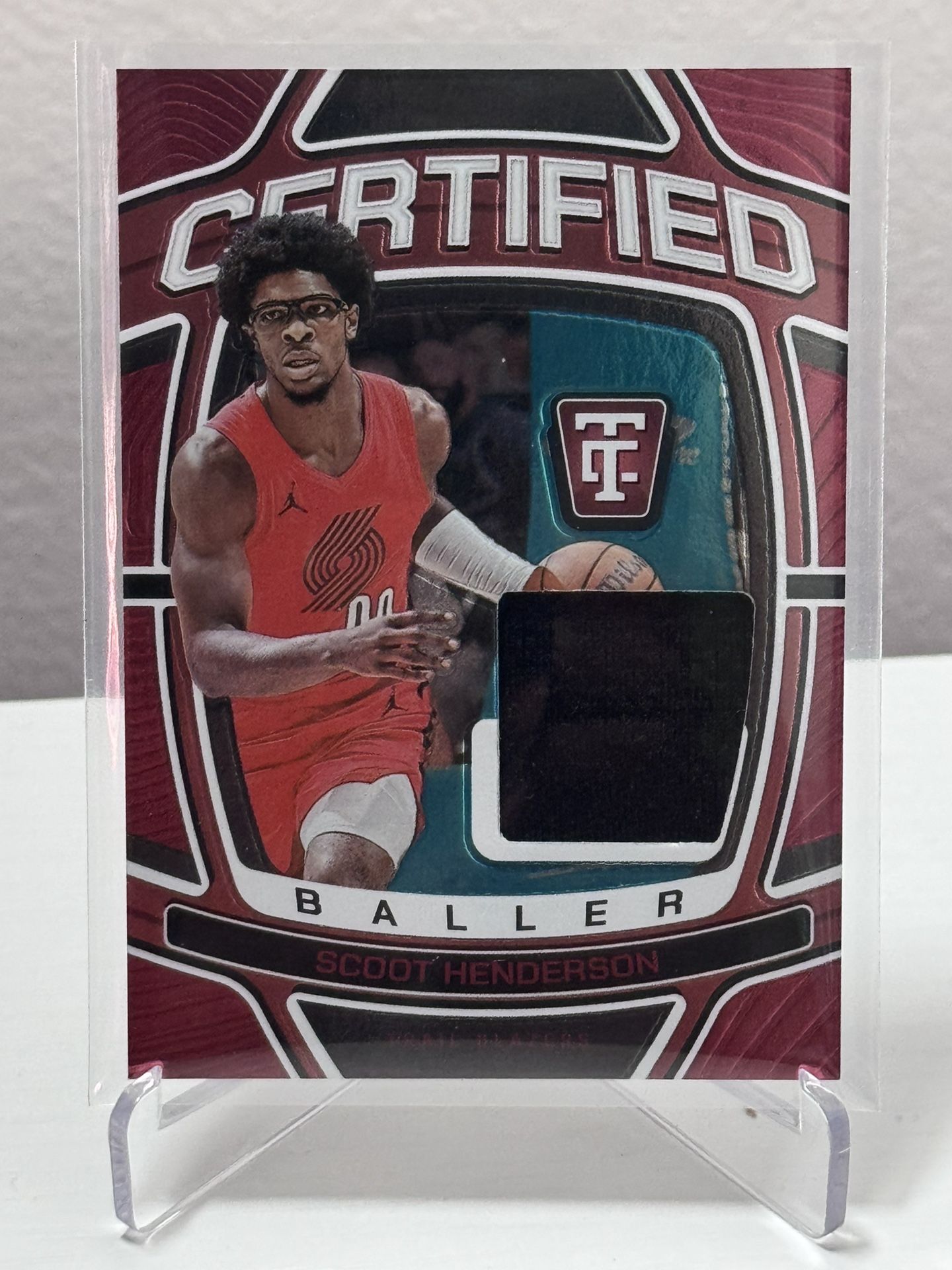 2024-25 Totally Certified Scoot Henderson Fabric Of The Game /75
