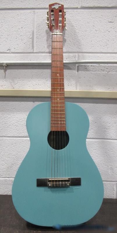 Vintage Conqueror Steel Reinforced Neck Parlor Acoustic Guitar