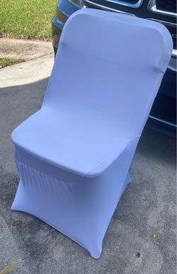 White Spandex Chair Covers