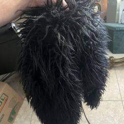 Women’s Black Mink Large