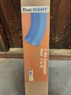 Dust Right 4" Hose 2' To 10' Dust Collection Hose