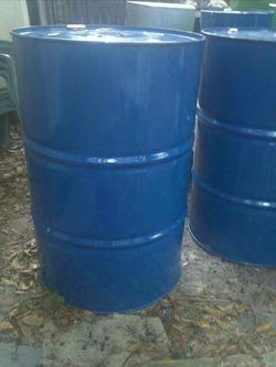 55 GALLON STEEL DRUMS FIRE DRUM BURN BARRELS HURRICANE SUPPLIES WATER TANKS