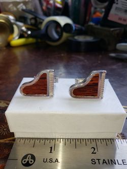 Piano cufflinks