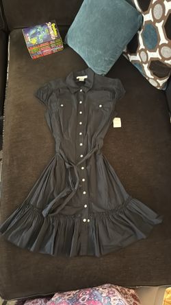 Black western dress