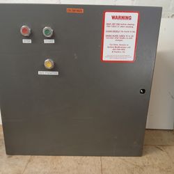Industrial Control Panel 120/208V - Dust Collector / Baghouse Extractor