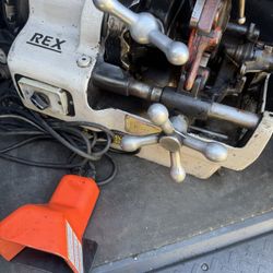 Rex 2” Pipe Threading Machine Good Condition. Pipe Threader Machine