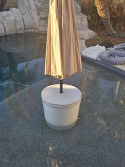 In-Pool Ice Chest Table Umbrella Stand
