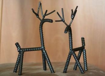 Reindeer Hand crafted and welded