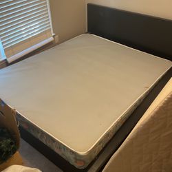 Queen Bed Frame with Box Spring