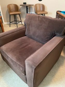 Swivel Fabric  Arm Chair