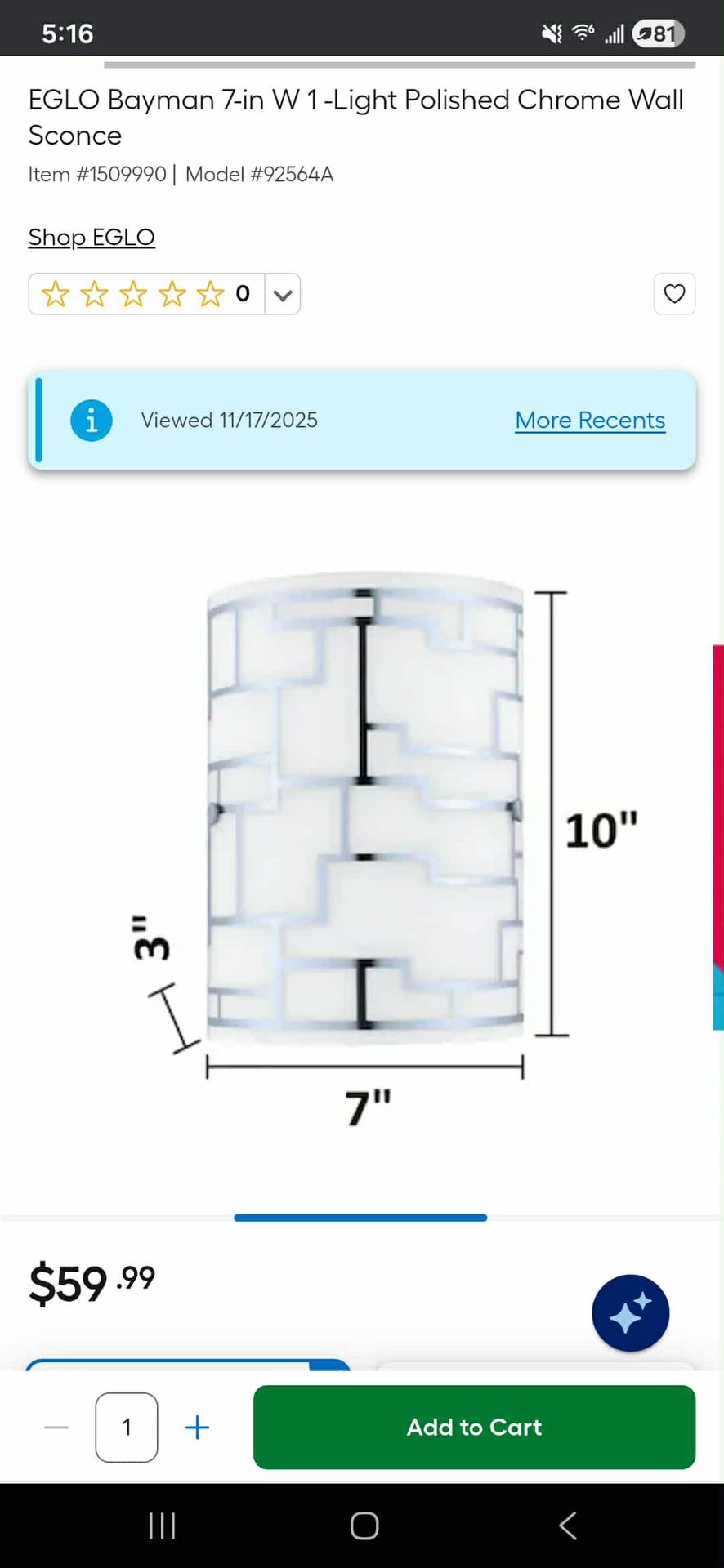 Wall Sconces - Light Fixtures