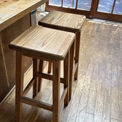 Wooden Bar Stools