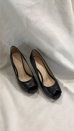 Nine West Black Peep Toe Heels