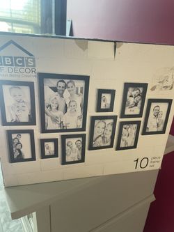 10 Photo Frame Set Gift