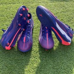 PUMA ULTRA 5 MATCH FG/AG AND PRO COURT INDOOR Combo 107687-01 / 107888-01 Sz 9.5