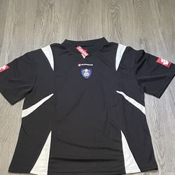 Supreme Crest Soccer Jersey Black (Size Medium) 