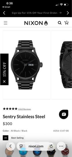 Nixon Sentry Stainless Steel