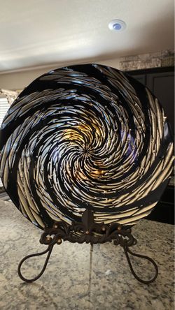 Black and gold home decor