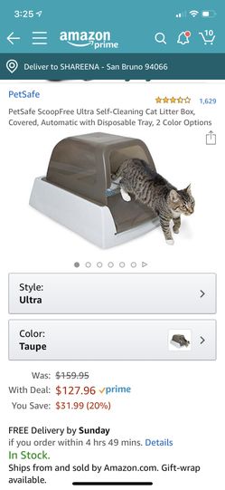 PetSafe Scoopfree Ultra Self Cleaning USED for 3 months