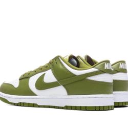 NIKE DUNK LOW RETRO - WHITE/PACIFIC MOSS size 11
