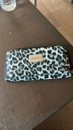 Kenneth Cole Reaction Leopard Print Wallet