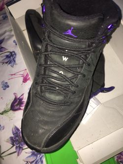 Jordan 12s Black And Grape Purple for Sale in Bronx NY OfferUp