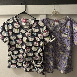 See  Of 2 Hello Kitty Scrub Tops