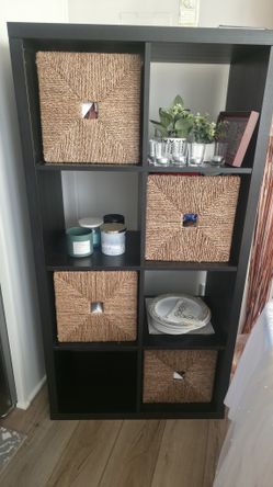 Wooden Shelf Cubbies.