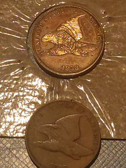 1858 Flying Eagle cent