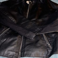 Faux Leather Jacket 