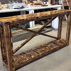 Farmhouse console table